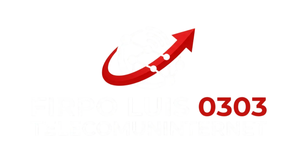 Logotipo Blanco firpoluis303telecomuninternet